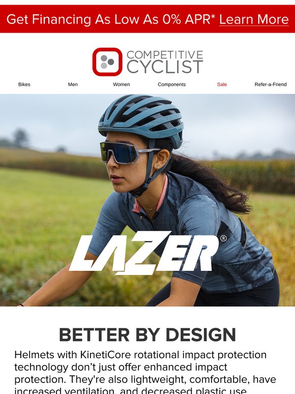Why you need Lazer’s KinetiCore helmets