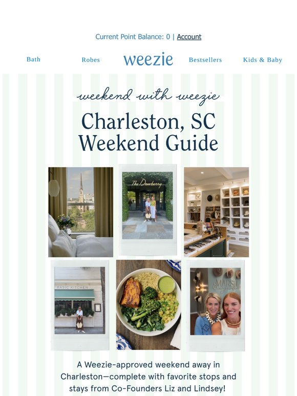 Pack Your Bags: A Weekend with Weezie ☀️