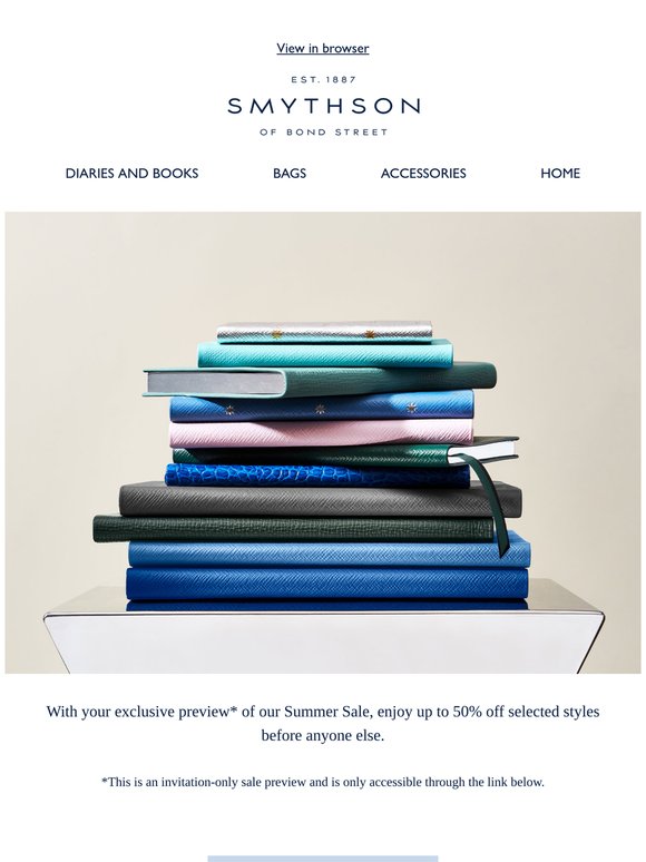 Shop the Summer Sale first