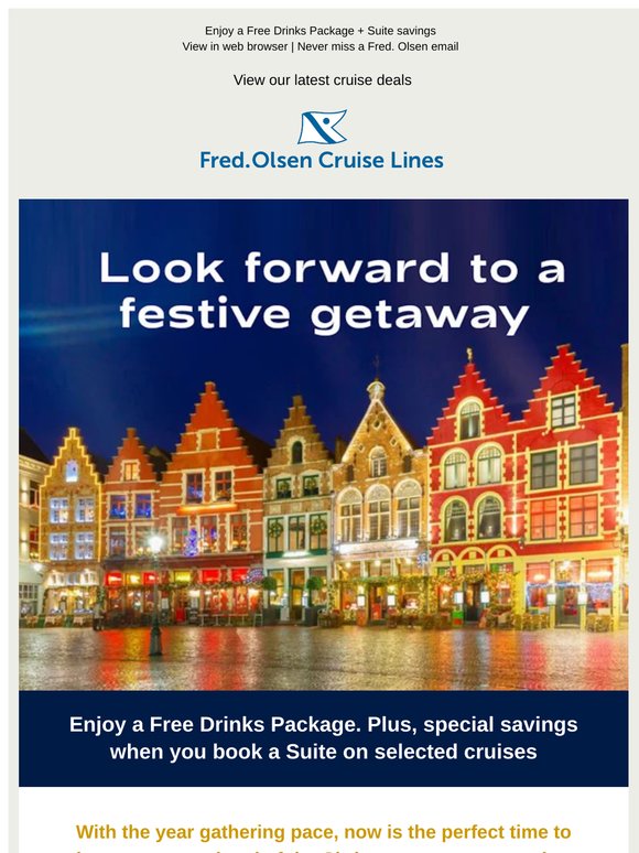 Festive cruises from just £599pp