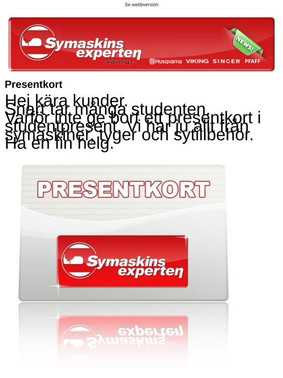 Presentkort