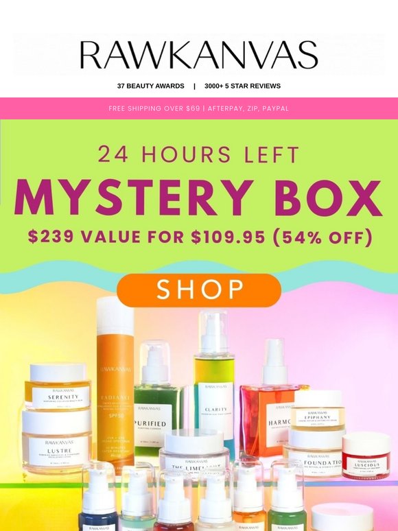 , Mystery Box closes in 24 hrs ⏳