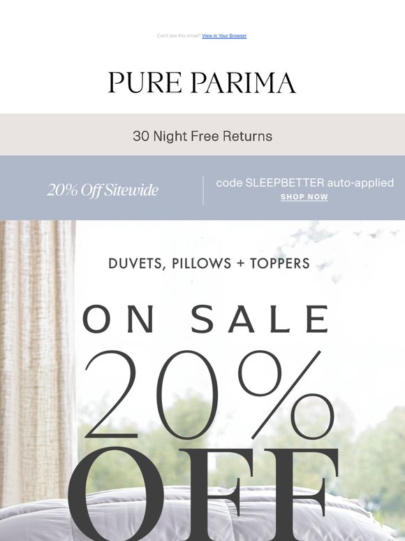 Duvets, Pillows, Toppers, Oh My! ☁️