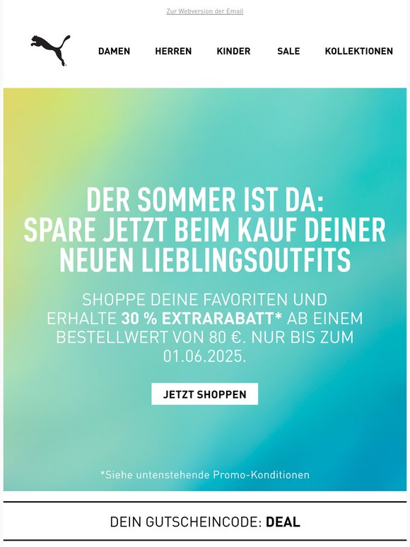 30 % Extrarabatt* auf deine neuen Lieblingsteile