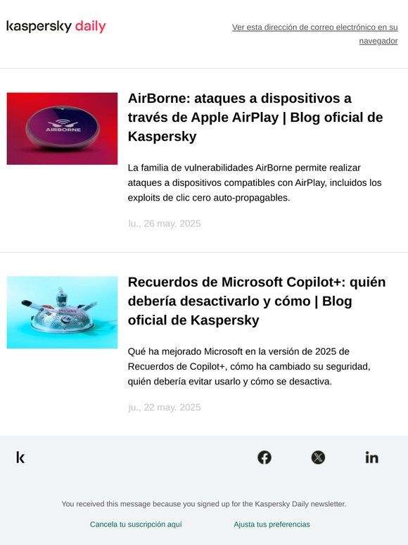 Blog oficial de Kaspersky