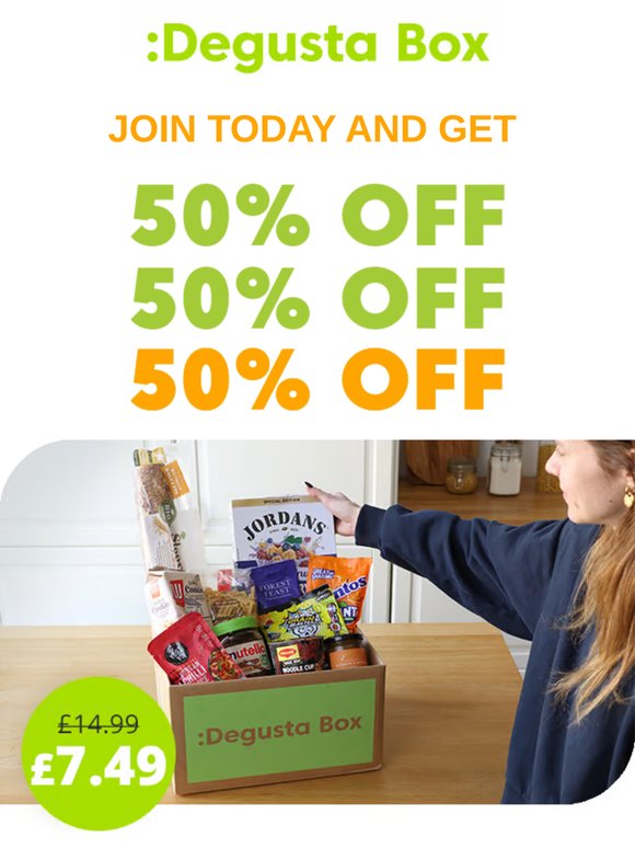 Half price? Yes please! 🎉
