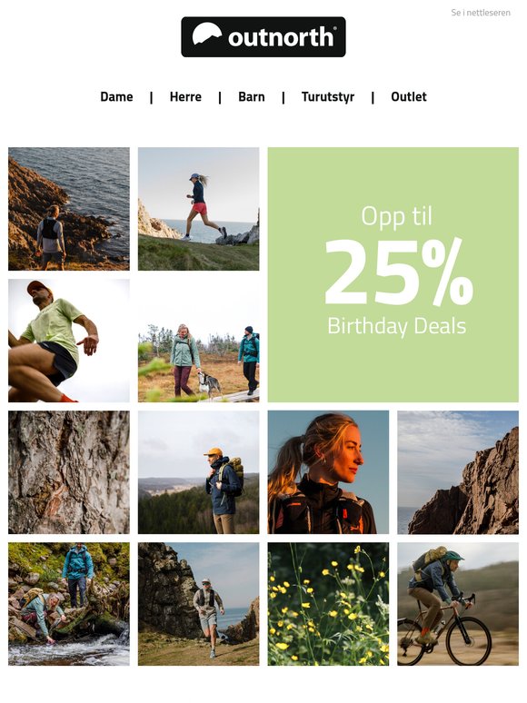 Opptil 25% på alt for en aktiv sommer