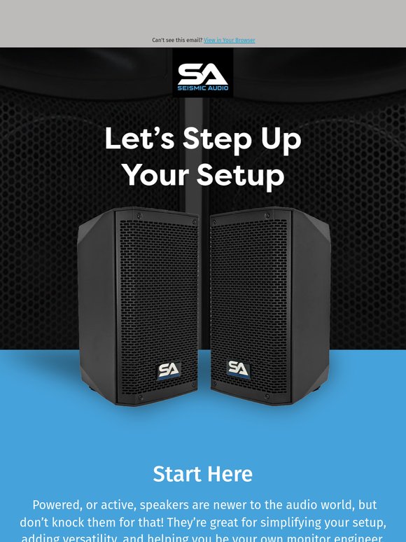 Is a Powered Speaker the Right Move?