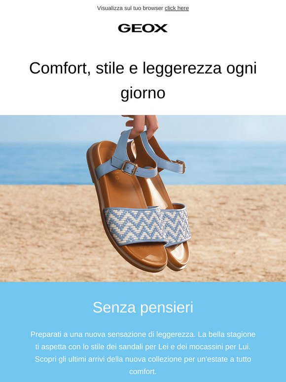 Passeggiate tra comfort e leggerezza con Geox