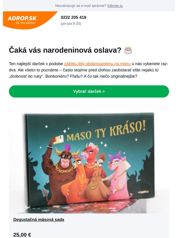 Ste pozvaní na narodeninovú oslavu?