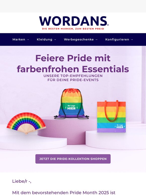 Mach dich bereit für die Pride Season: Regenbogen-Essentials warten auf dich! 🌈