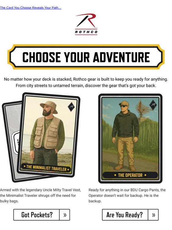 Which Journey Will You Take?