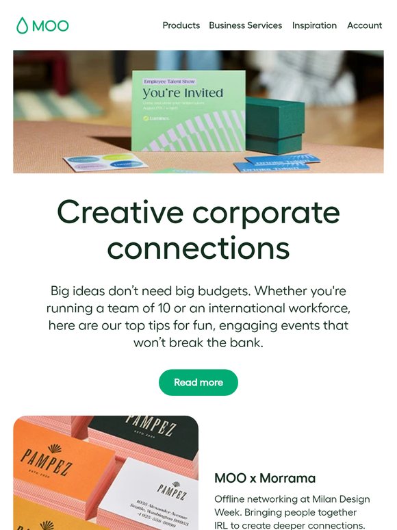 The MOOsletter: 7 unique corporate event ideas