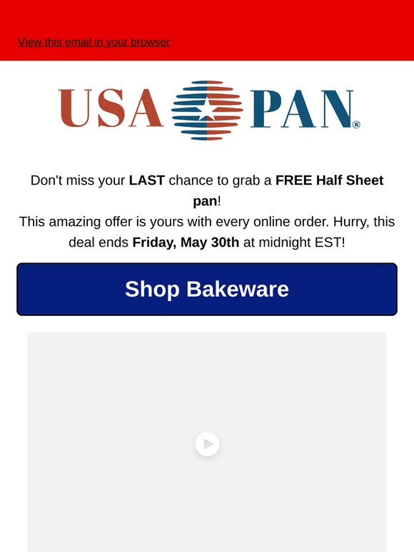 Your Free Half Sheet Pan is Waiting—Don't Leave It Behind!
