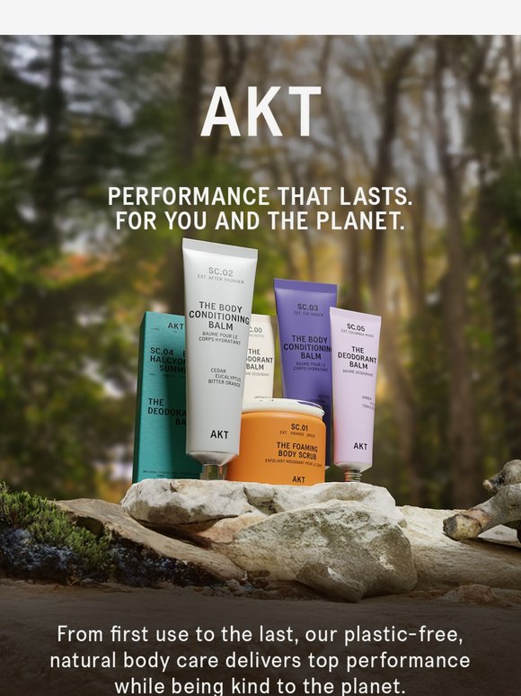 Long-lasting body care, doing good