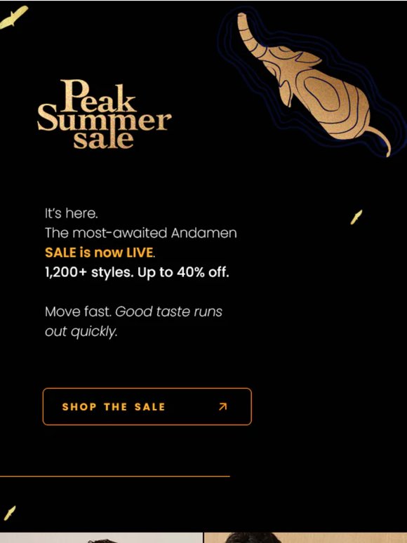 there, it’s on: Our biggest SALE ever just dropped ✨
