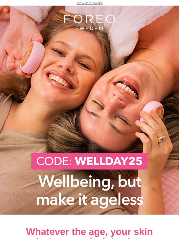 Wellness Day = extra time to rewind the clock! 💕