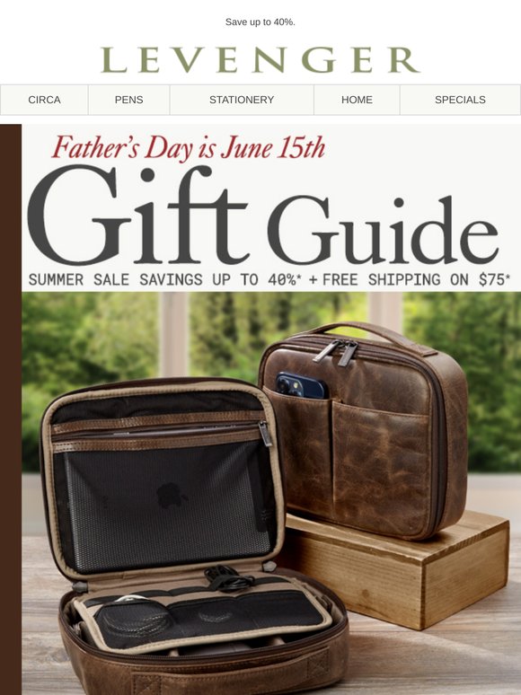 Levenger: Free Shipping Father #39 s Day Gifts Milled