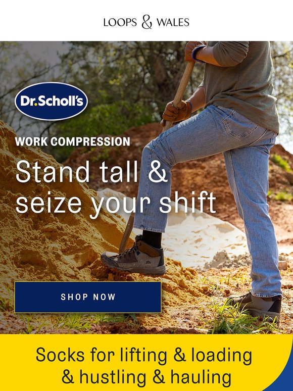 Have you tried our Work Compression socks?