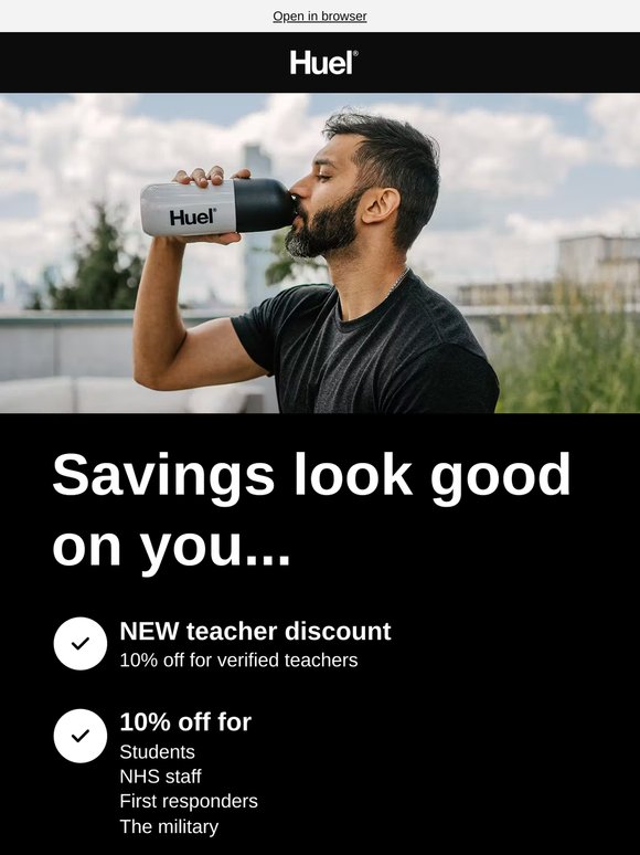 You're on the discount list 🎟️