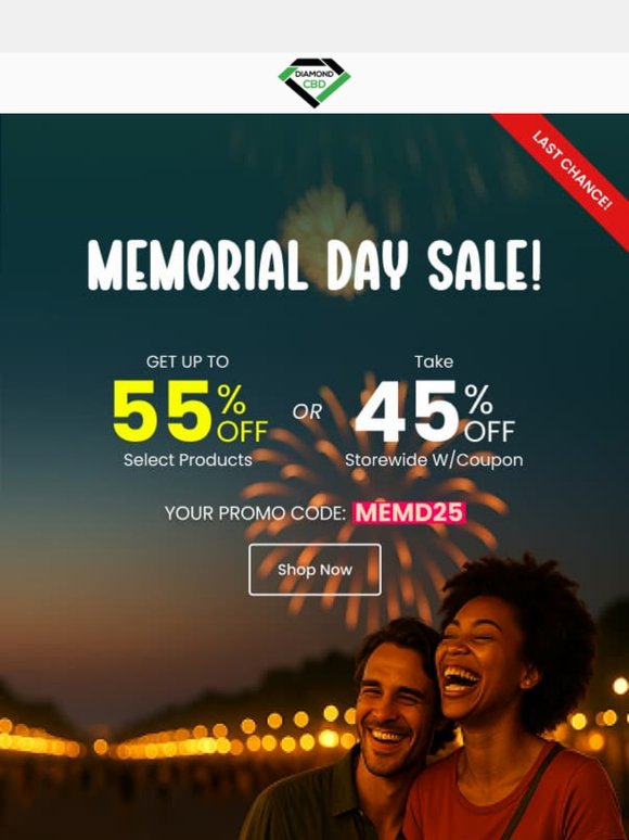 ⏳ Last Call: Memorial Day Deals End Tonight