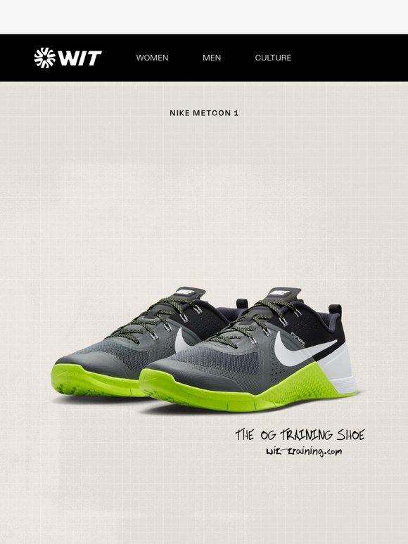 Back Where It All Began: The Nike Metcon 1 OG Returns
