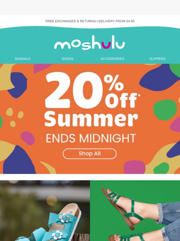 ENDS MIDNIGHT: 20% Off Summer ☀️