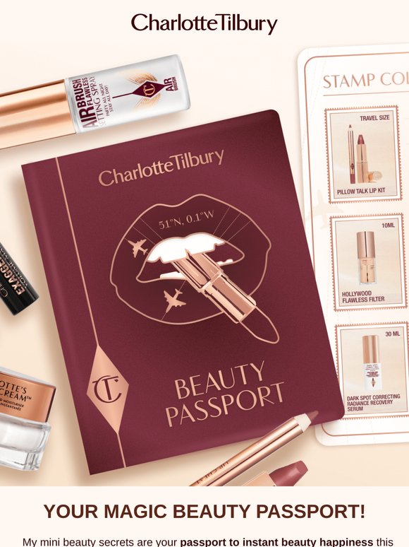 Your Beauty Passport Has Arrived 🛫✨