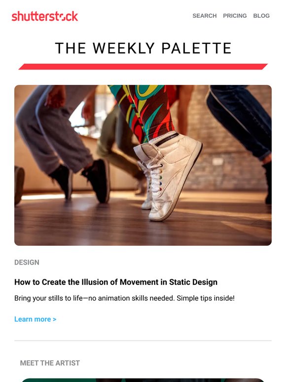 How to create movement in static designs