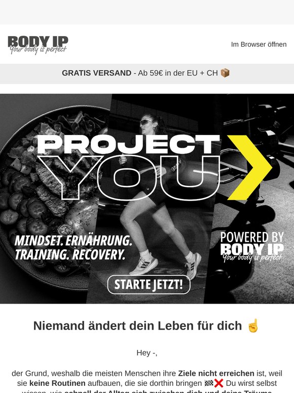 🚀 12 Wochen. Ein Ziel: Die beste Version von dir.