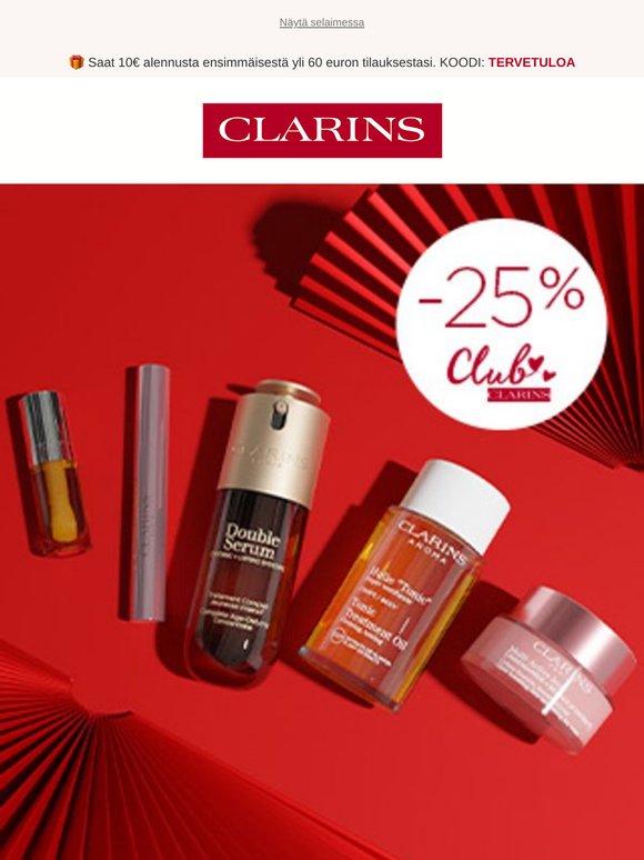 Jäsen: saat nyt 25 % alennusta!