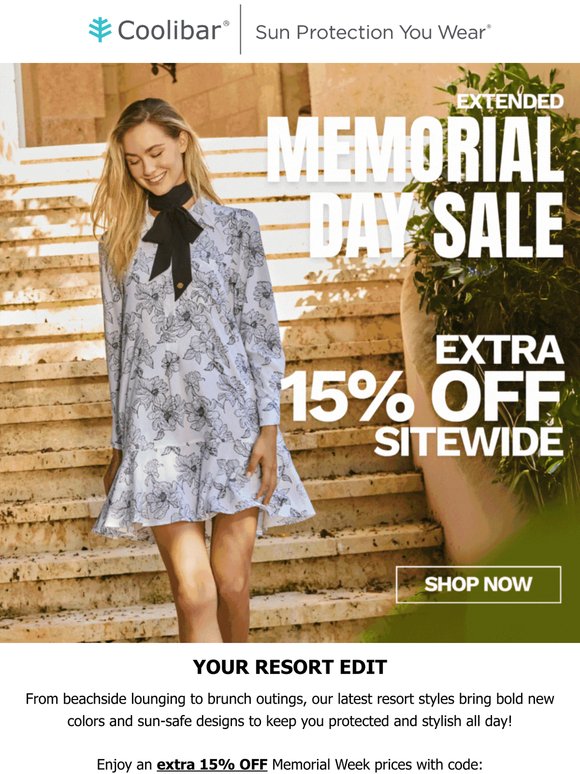 Beach to Brunch 🌺 Extra 15% OFF Resortwear