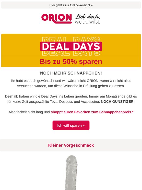 Deine Deal Days warten auf dich!