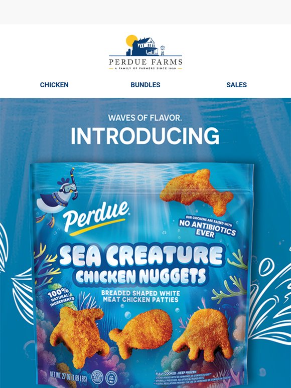 Try Our Fun Sea-Themed Chicken Nuggets!