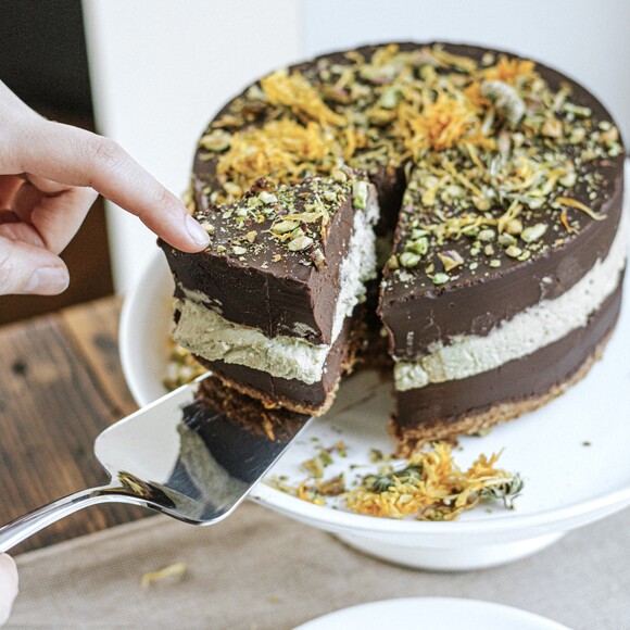 Gâteau à la ganache au chocolat