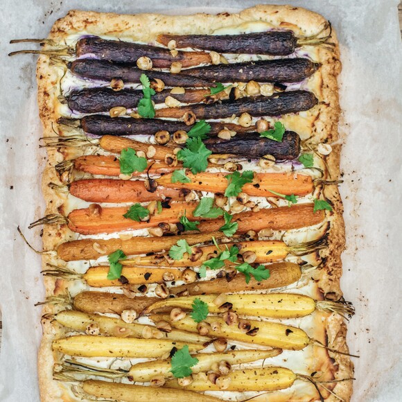 Tarte salée rectangulaire