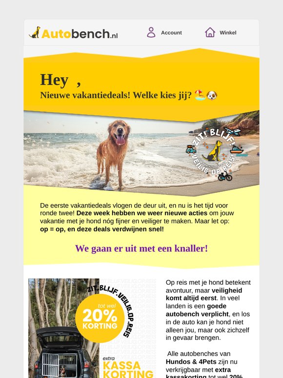 De volgende vakantiedeals zijn live