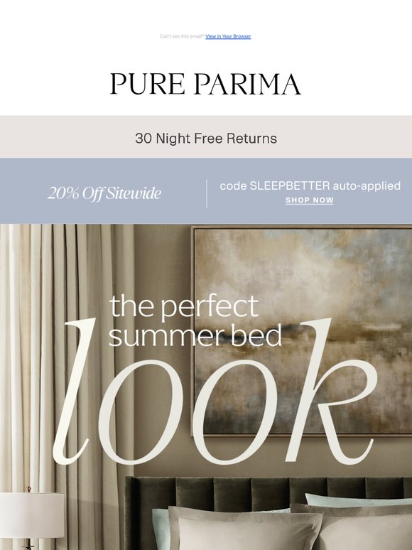 Your Perfect Summer Bed Awaits ☀️