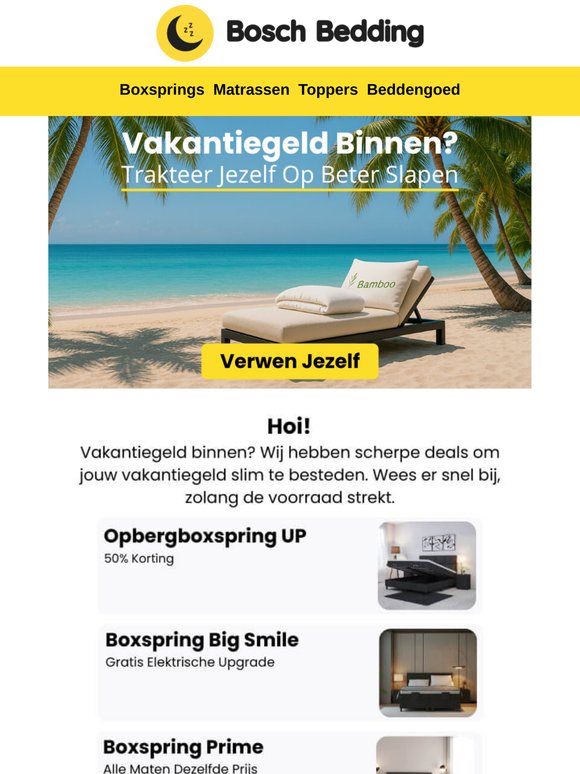 Maak slim gebruik van je vakantiegeld!