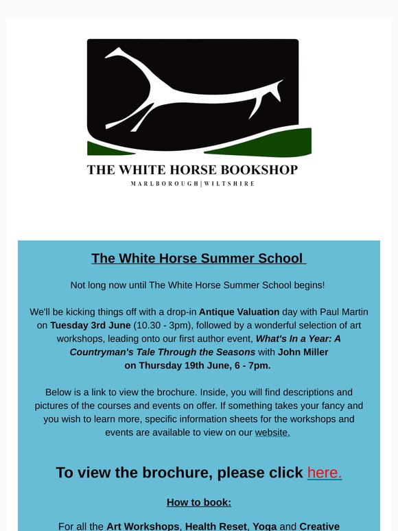The White Horse Summer School