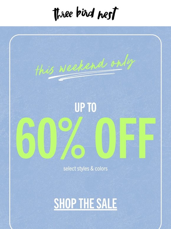 ✨ Up to 60% OFF ✨