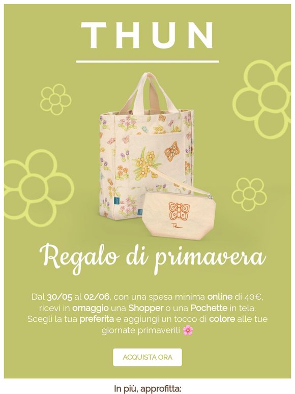 🌸 Regalo di Primavera fino al 2/06