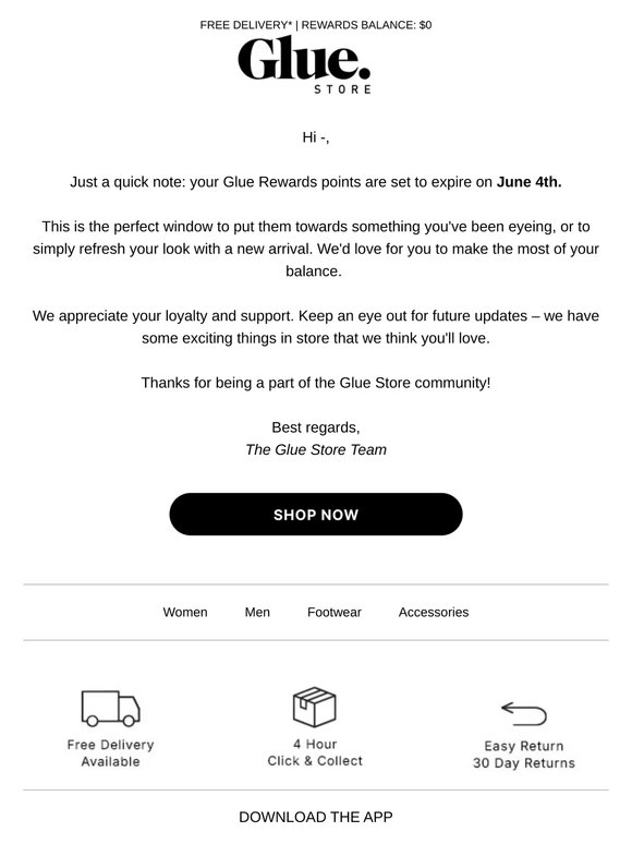 Final Days To Redeem Your G Rewards