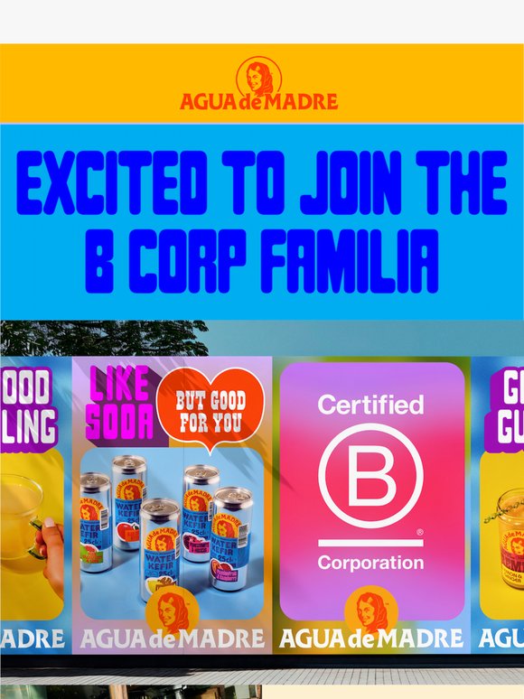 Welcoming Madre to the B Corp Crew!