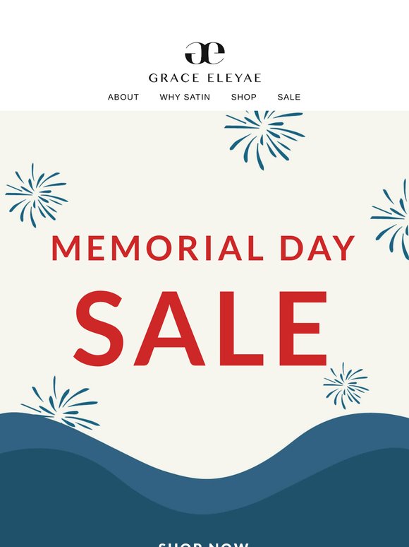 Memorial Day sale is still going! Up to 50% off STOREWIDE