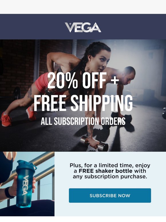 Don't Miss Out On Your FREE Shaker Bottle!
