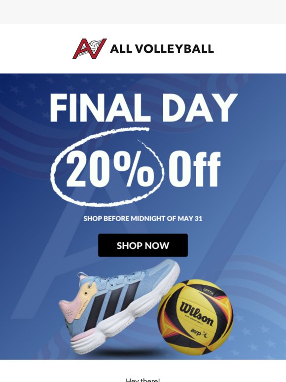 One last day before it’s gone