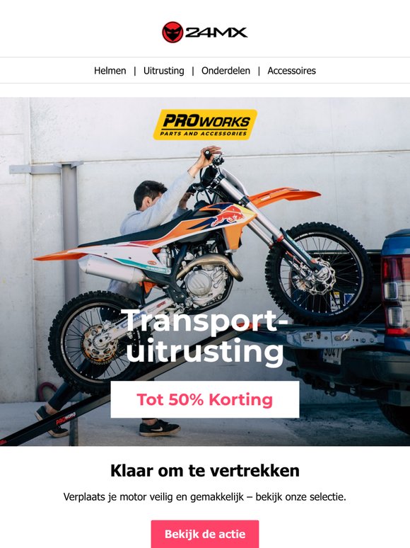 Laden. Gaan. Rijden. Transport van uitrusting eenvoudig gemaakt
