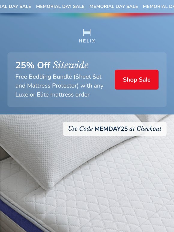 💤 Final Chance 25% Off Sitewide