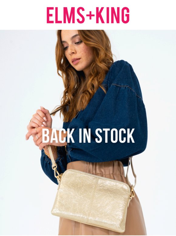 They're back! Bestsellers just restocked 🔥